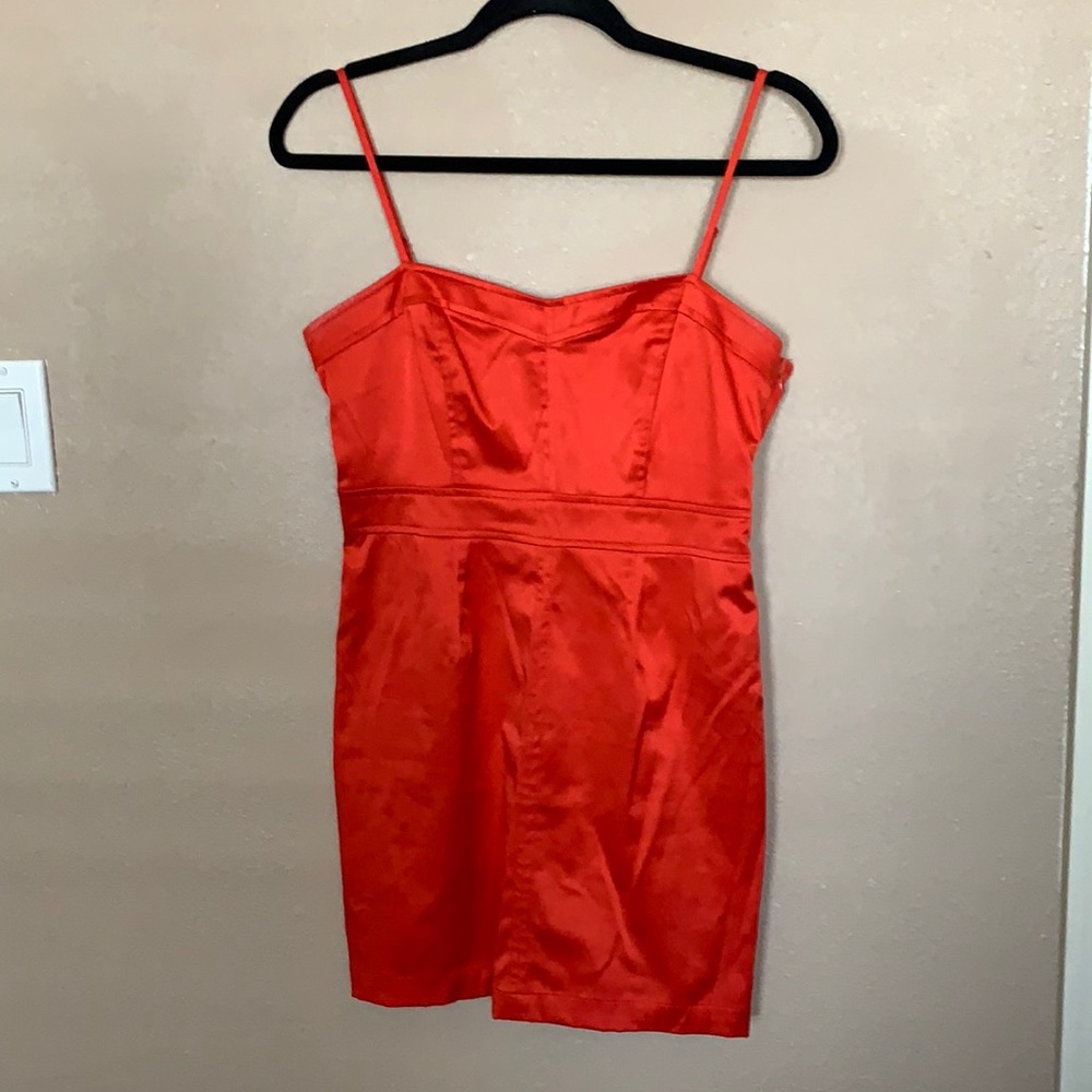 Orange dress
